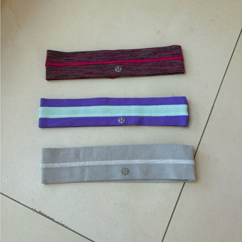Lululemon Athletica 3-pack headband set